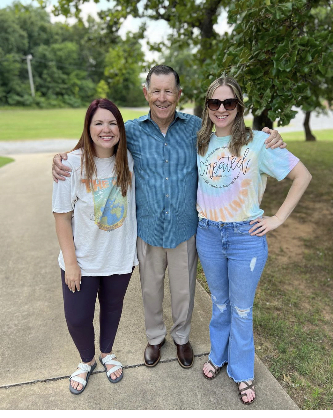 Glenn McGee and his beautiful daughters